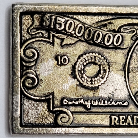 Reader's Digest 150,000 Metal Bill Knick Knack - Picture 7 of 12